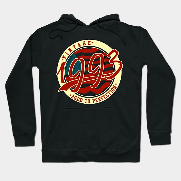 1993 T-Shirt Vintage 1993 Aged To Perfection Hoodie by reelingduvet